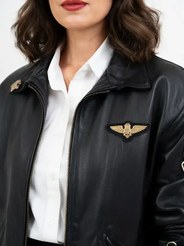 Charlie Kelly McGillis Top Gun Jacket