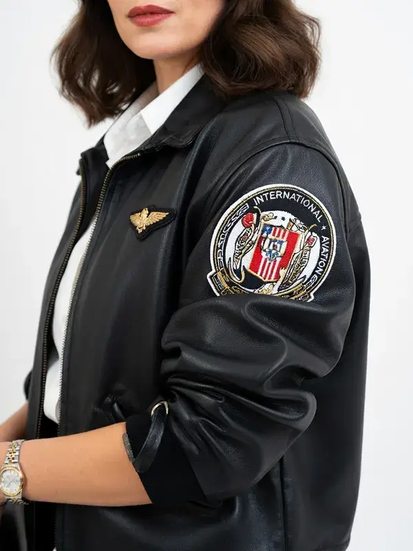 Charlie Kelly McGillis Top Gun Jacket