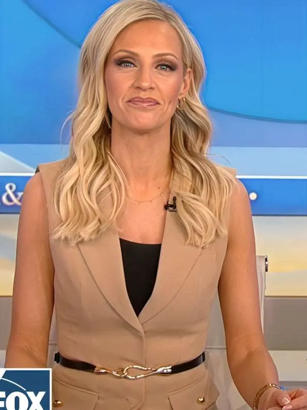 Carley Shimkus Fox and Friends Vest