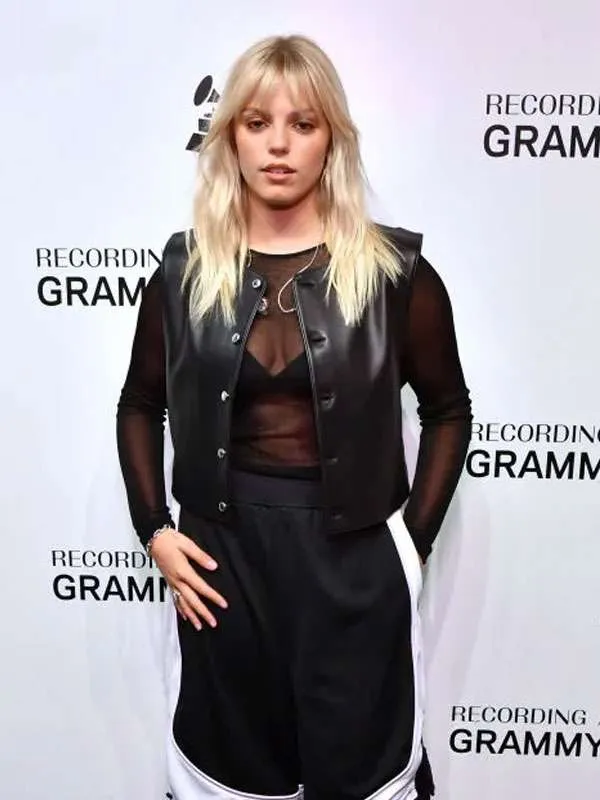 Reneé Rapp The Grammy Museum Leather Vest