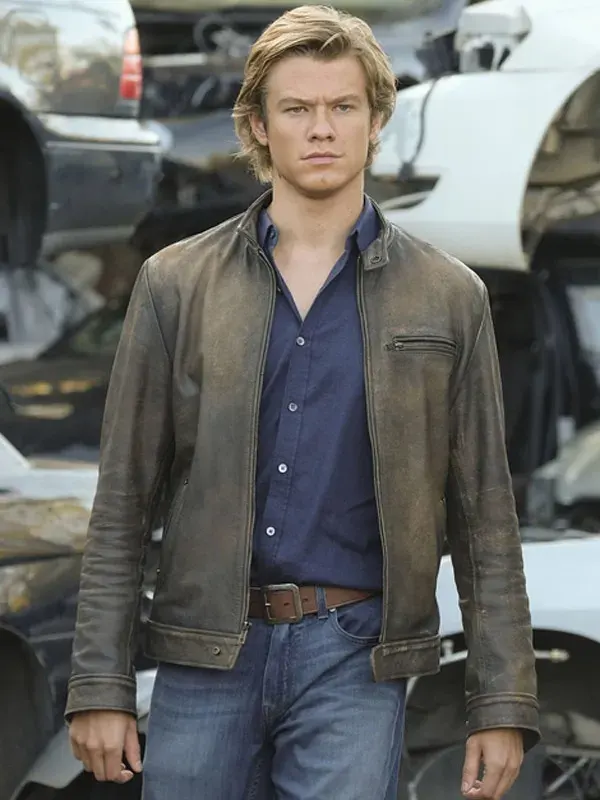 MacGyver Lucas Till Leather Jacket