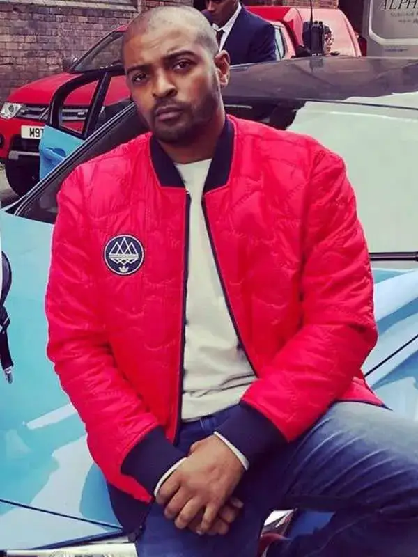 Bulletproof Aaron Bishop Red Bomber Jacket