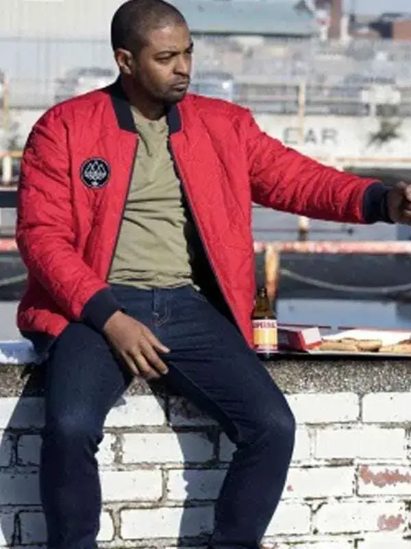 Bulletproof Aaron Bishop Red Bomber Jacket