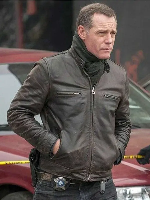 Chicago PD S07 Hank Voight Leather Jacket